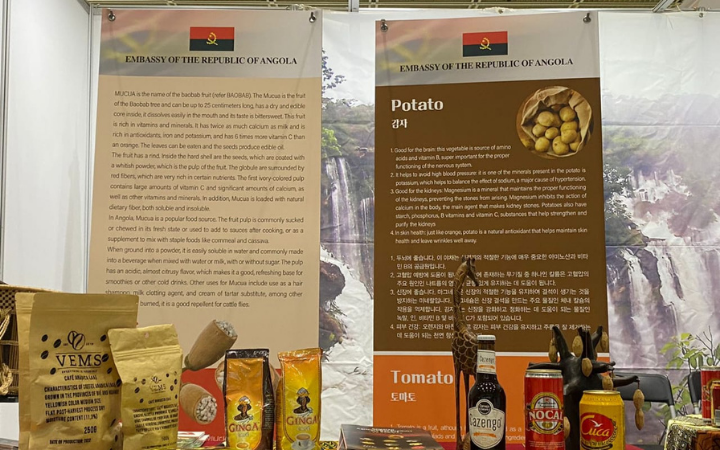 Angola marca presença na feira de produtos importados da Coreia do Sul